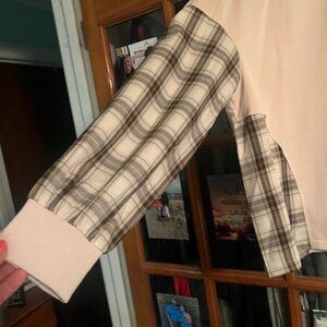 Plaid Shirt in Neutral Tones